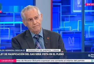 Carlos Herrera Descalzi: No tenemos muchas reservas de gas